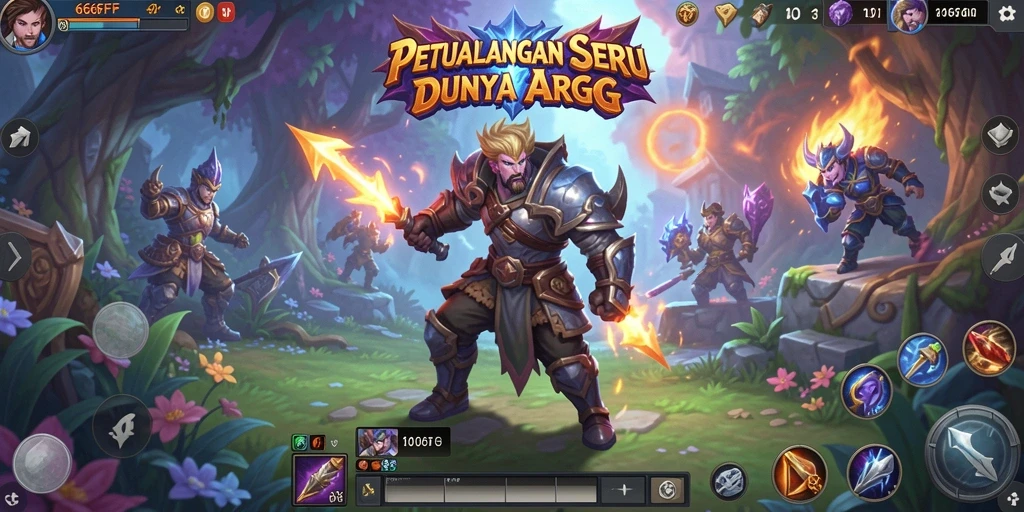 Tangkapan layar menunjukkan aksi pertarungan seru dalam 666FF.