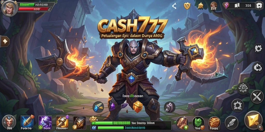 Tampilan utama gameplay CASH777 yang mengasyikkan dan penuh aksi.