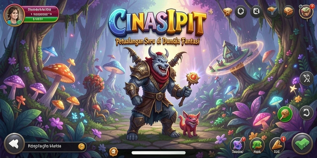 Gambaran dari gameplay menakjubkan dalam CINASIPIT.