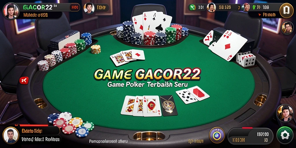Tampilan menarik dari gameplay Poker di GACOR22, penuh aksi dan strategi.