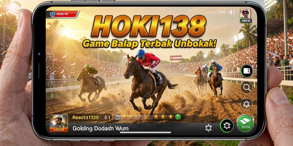 Tampilan gameplay HOKI138 yang mendebarkan dan penuh aksi balap.