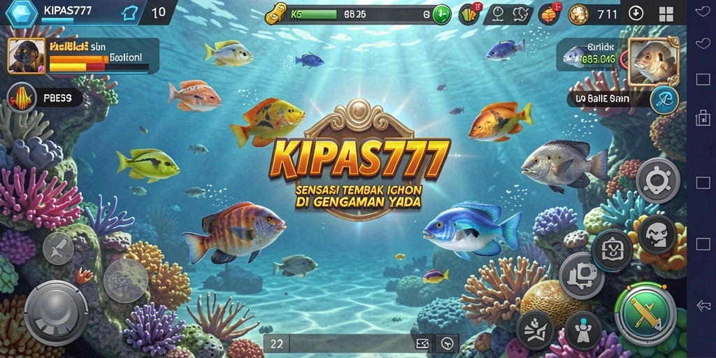 Tangkapan ikan yang seru dalam KIPAS777, penuh warna dan tantangan.
