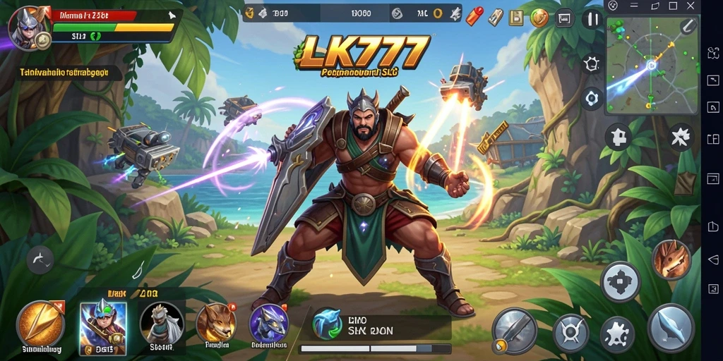 Tampak seru saat mengatur strategi di LK777.