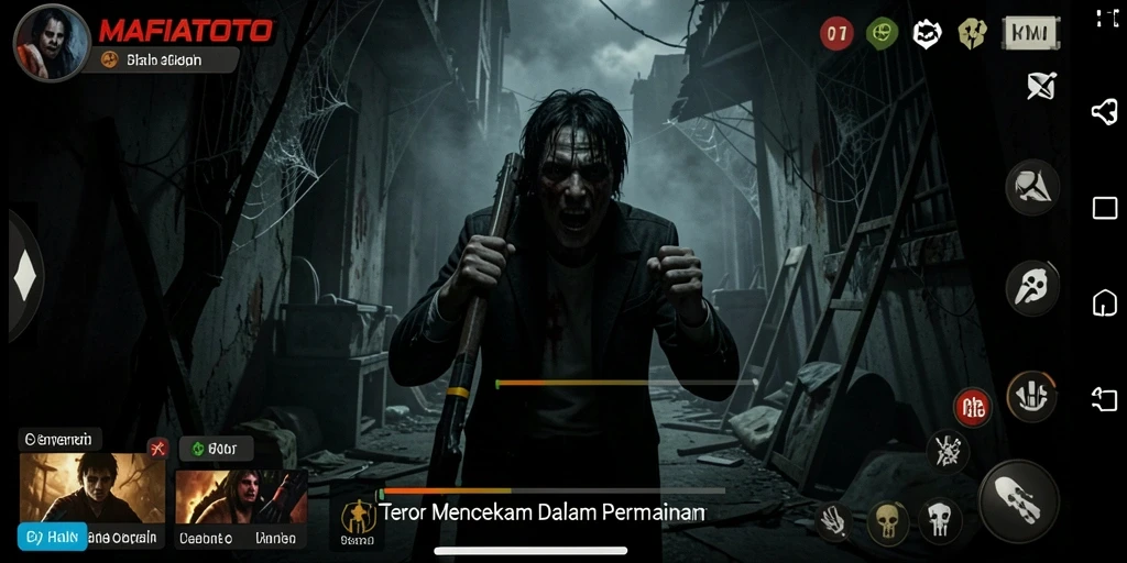Gameplay MAFIATOTO yang menegangkan dengan elemen Horror yang kuat.