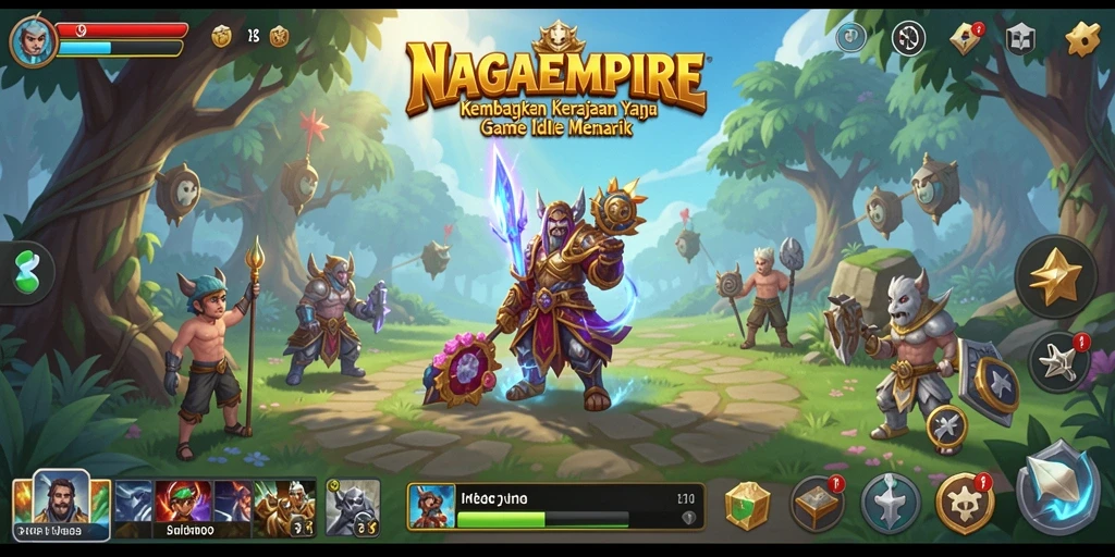 Tampilan gameplay <strong>NAGAEMPIRE</strong> yang menarik dan penuh strategi.