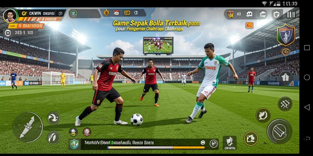 Tampilan gameplay seru dari OKWIN yang memukau.