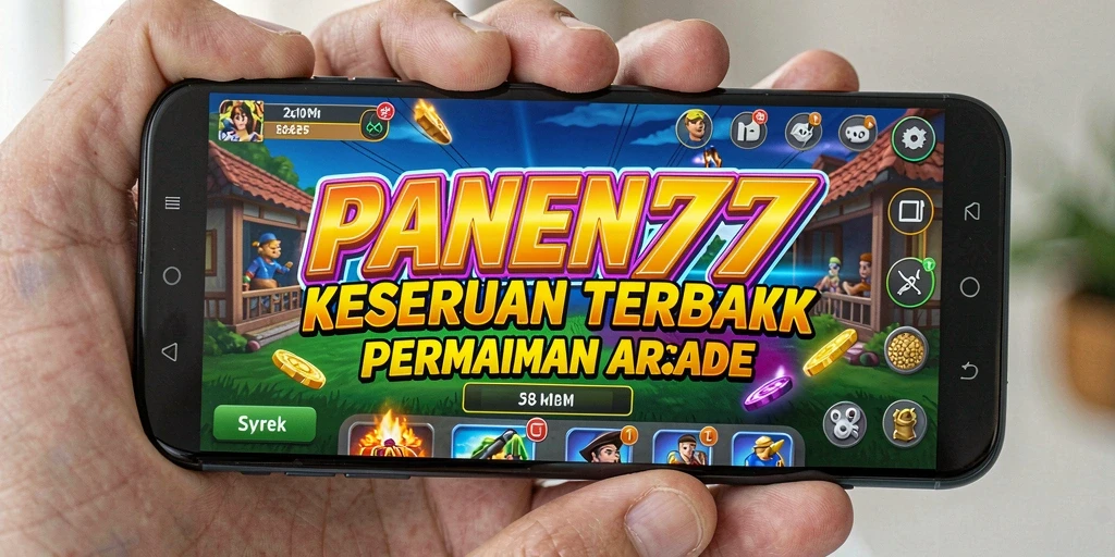 Tampilan screenshot gameplay menarik dari PANEN77, game Arcade seru.