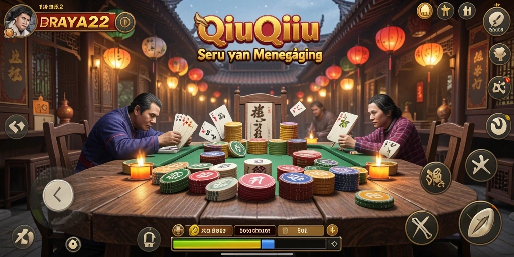 Screenshot gameplay RAYA22 dengan tampilan kartu yang menarik.