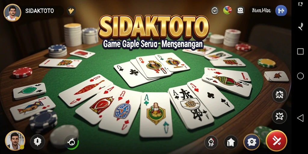 Tampilan menarik dari gameplay gaple di SIDAKTOTO yang menyenangkan.
