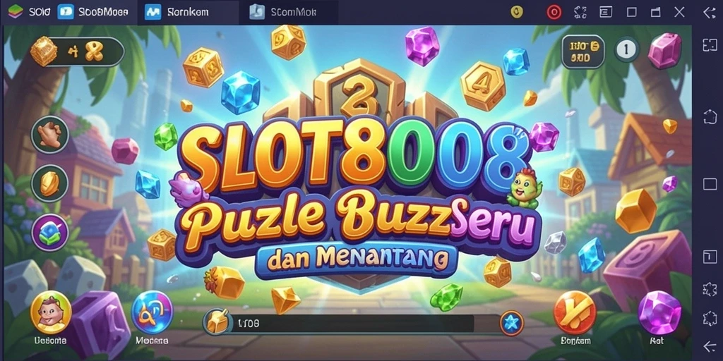 Gameplay SLOT8808 yang menantang dan seru dengan berbagai puzzle.