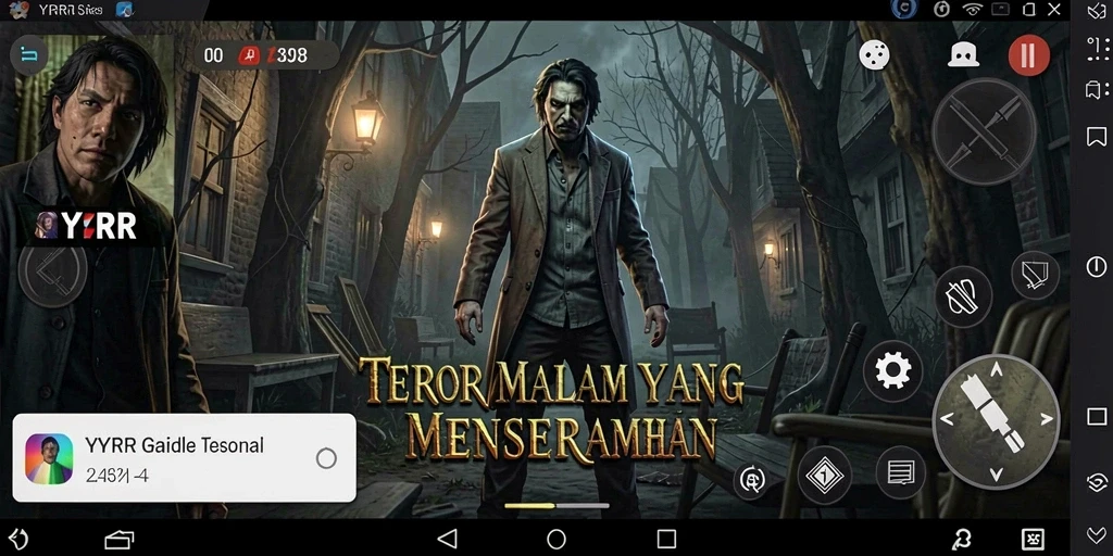 Tampilan gameplay menyeramkan dengan elemen Horror yang mendebarkan.