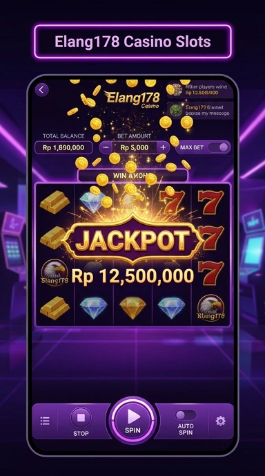 Tampilan antarmuka pengguna elang178 yang menarik.